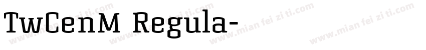 TwCenM Regula字体转换